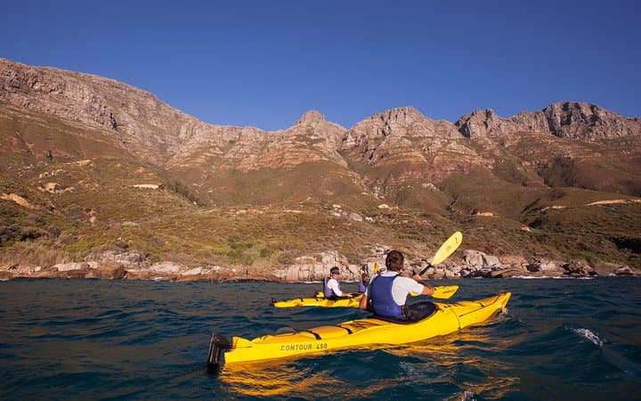 Kayak Chapman's Peak and Karbonkelberg in Hout Bay