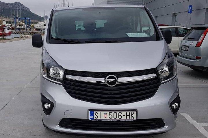 Airport transfer from Split to Šibenik or vice versa