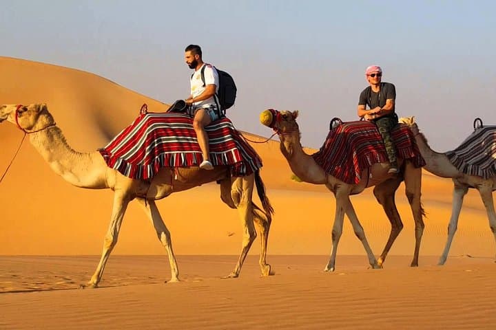 Dubai Desert Safari - Dune Bashing, Live Shows, Camel Ride & BBQ