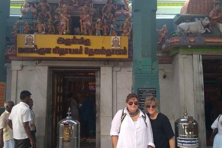 Motorcycle tour to Pondicherry as a day trip from Chennai