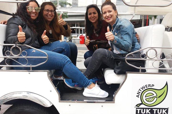 TukTuk tour through historic Antwerp of 1.5 hours