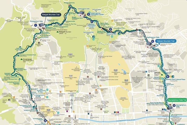 Private Seoul Wall Trekking [Inwangsan, Bugaksan, Naksan Park, N-Seoul Tower]