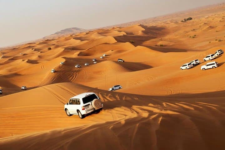 Dubai Morning Safari: Quad Biking, Sandboarding & Camel Ride!