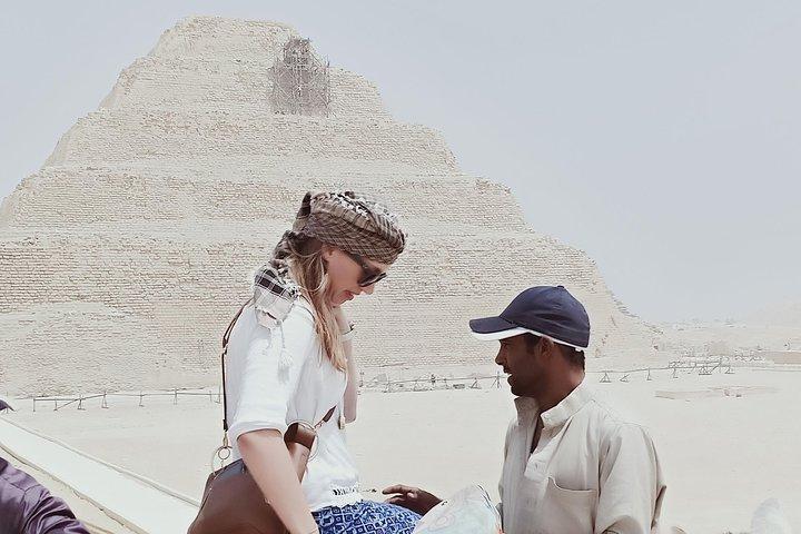 Giza pyramids,great Sphinx,sakkara , egyptian museum ,camel ride from 15$