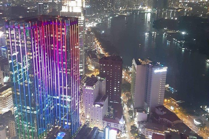 Private Saigon by night at Bitexco & Dinner Cruise