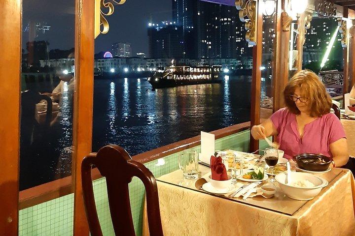 Private Saigon by night at Bitexco & Dinner Cruise