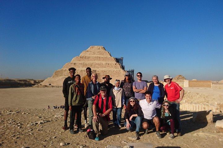 Saqqara and Giza Pyramids