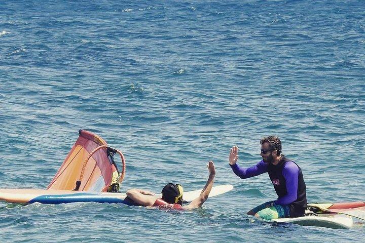 Santorini Windsurfing lessons