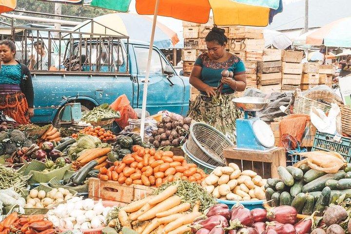 Antigua Market, Cooking Class and Choco Museum from Guatemala City