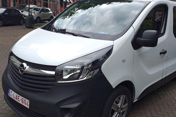 Standard Minivan from Brussels airport to city of Antwerp