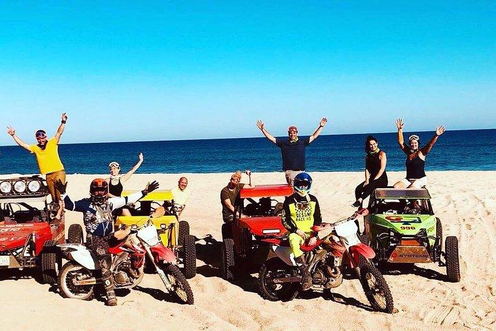 full day off road motorcycle adventure, Cabo Pulmo or Santiago waterfalls