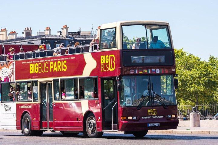 Eiffel Tower Summit Entry with Big Bus and Seine River Cruise