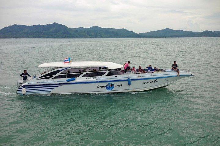 Phuket to Ao Nang by Green Planet Speed Boat via Koh Yao Islands