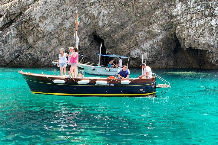 Private Capri Boat Tour: Blue Grotto, Faraglioni, & Swim Stops