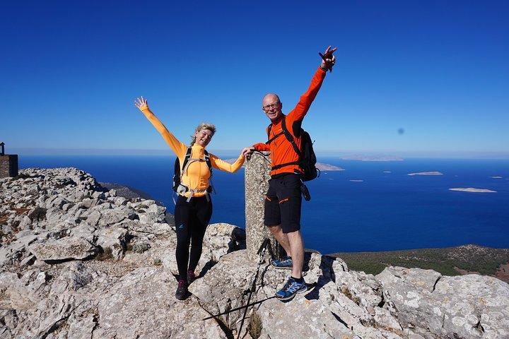 Hiking Mountain Akramitis Rhodes