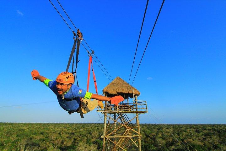 ATV Xtreme and Zipline Tour from Cancun