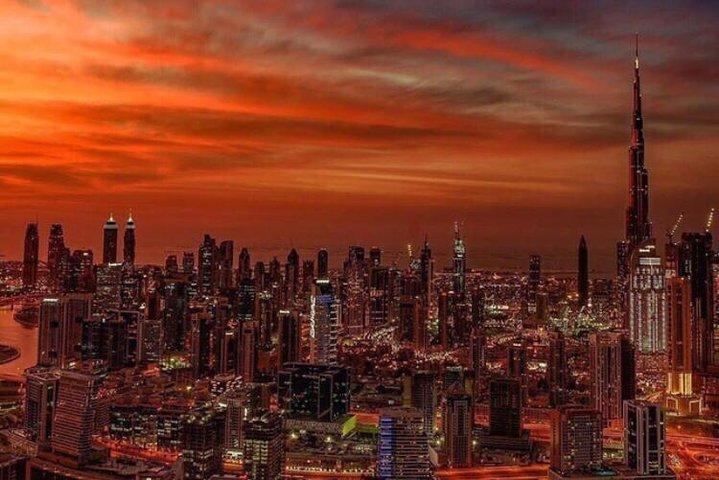 Dubai by Night: Private City Tour with Dubai Fountain Show