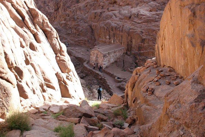 Sunrise at Mt.Sinai and St.Catherine monastery.