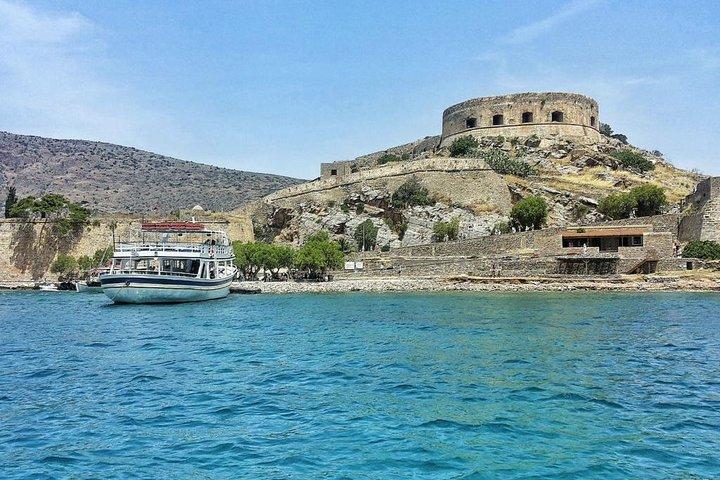 Heraklion : Spinalonga, Agios Nikolaos , Elounda Boat Tour & BBQ