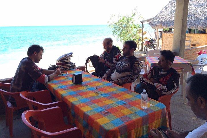 full day off road motorcycle adventure, Cabo Pulmo or Santiago waterfalls