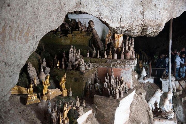 FULL DAY – Kuang Si Waterfall, Kayak on the Nam Ou / Mekong River, Pak Ou Caves