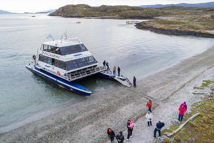 USHUAIA: Beagle Channel Navigation - Isla de los Lobos and Descent at Bridges Islands