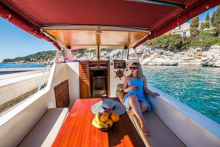 Private boat tour- explore the islands, find hidden caves and try snorkelling