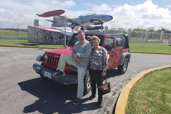 Cozumel Cultural Jeep Tour with Mayan Village and Mexican Lunch