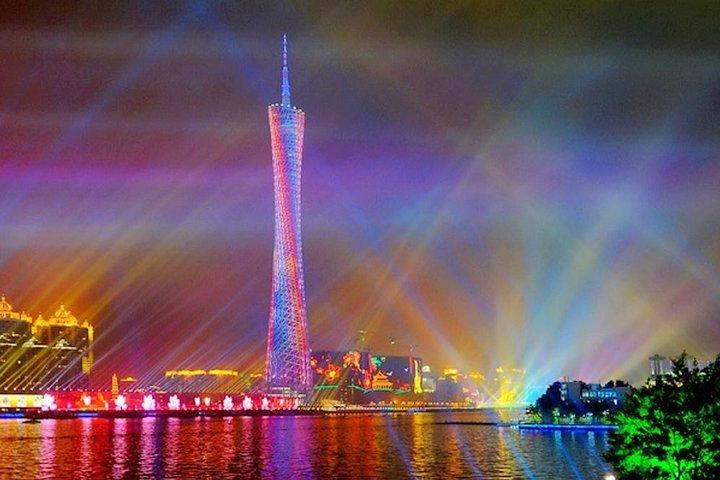 Guangzhou Night Pearl River Cruise VIP Seating with Private Transfer