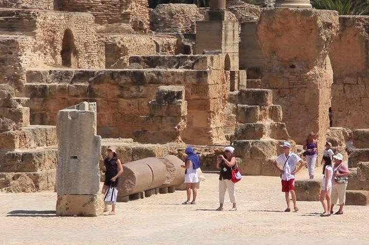 Archaelogical Site Of Carthage + Picturesque Village Of Sidi Bou Said