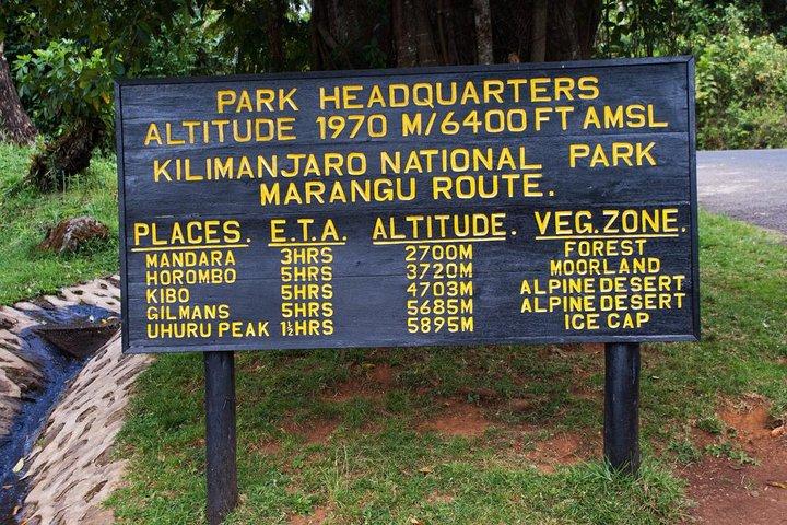 5 days Marangu Route Kilimanjaro Trekking