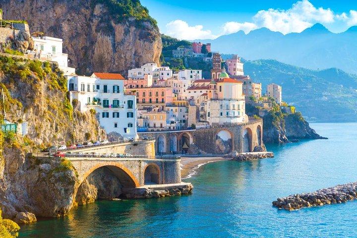 Pompeii & Amalfi Splendors: Private Day Tour from Rome