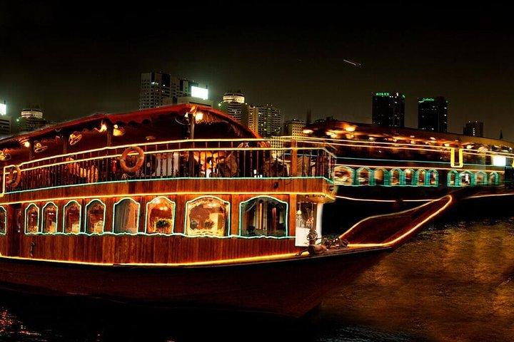 Dubai Frame With Dhow Cruise Dinner Marina Including Transfer