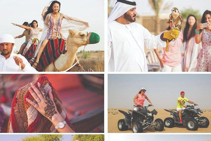 Dubai Desert 4x4 Dune Bashing, Sandboarding, Camel Riding, Dinner
