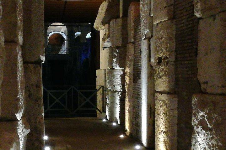 Colosseum by night with Underground Access and Arena Floor