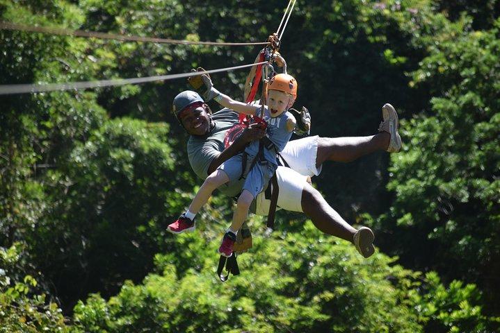 Roatan Shore Excursion: Zip 'n' Dip Canopy Tour