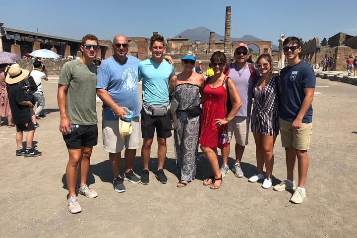 Pompeii Private Half Day with Hotel Pickup & Lunch at Winefarm