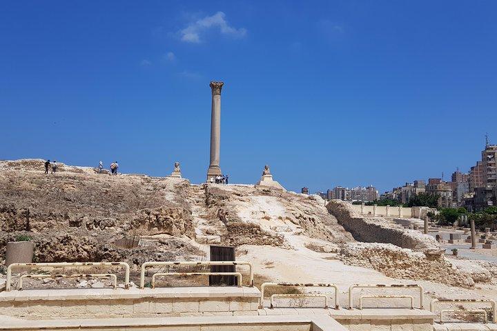 Alexandria Day Tour National Museum & Roman Theater & Catacomb Guide & Lunch Inc
