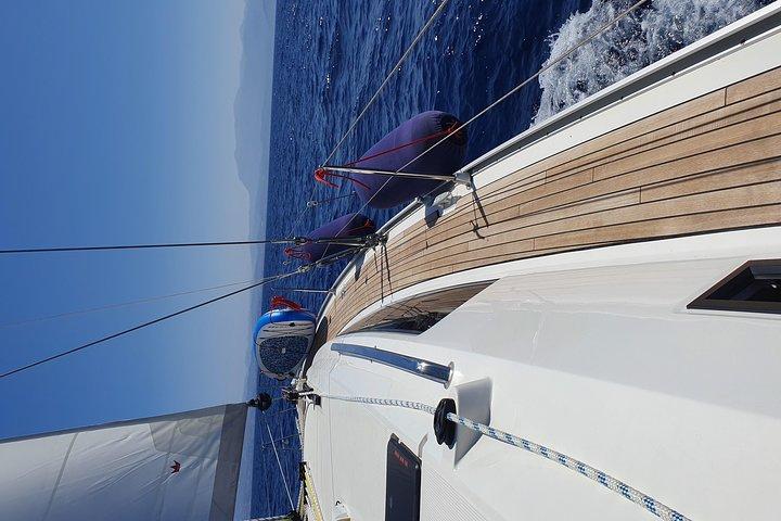 Sailing to Dia Island with lunch on Bavaria 51 Heraklion, Crete