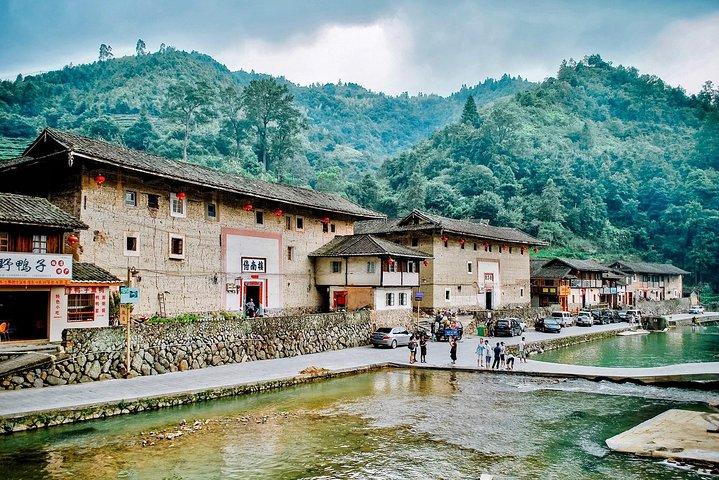 Xiamen Private Day Trip to Fujian Tianluokeng Tulou Cluster