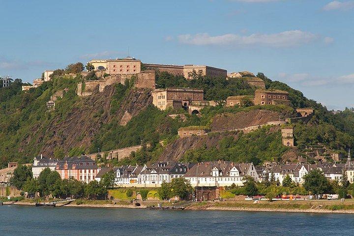 Koblenz Day Trip from Frankfurt: Ehrenbreitstein Fortress, Rhine Valley Cable Car Ride and German Dinner
