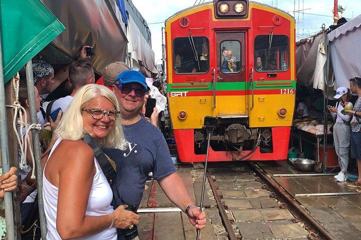Floating & Railway Market and Coconut Farm Tour [Optional Luxury]