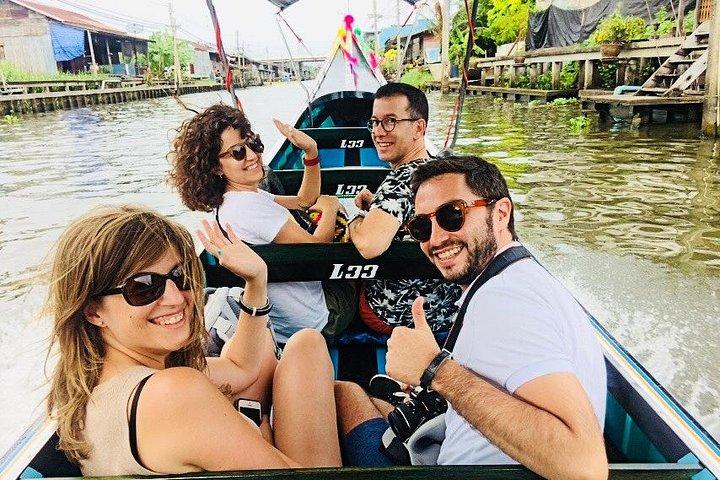 Floating & Railway Market and Coconut Farm Tour [Optional Luxury]
