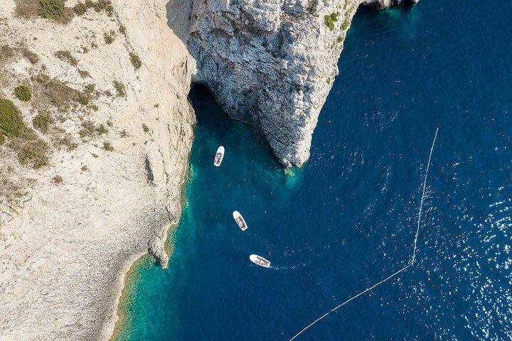 Unique Blue Cave and 5 islands tour from Trogir and Split