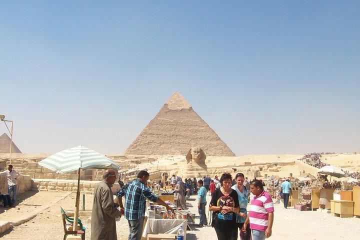 Giza Pyramids and Mighty Sphinx