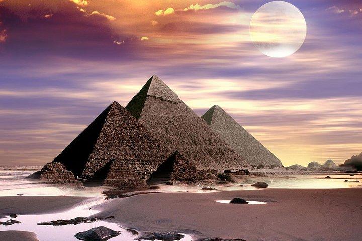 Giza Pyramids and Mighty Sphinx
