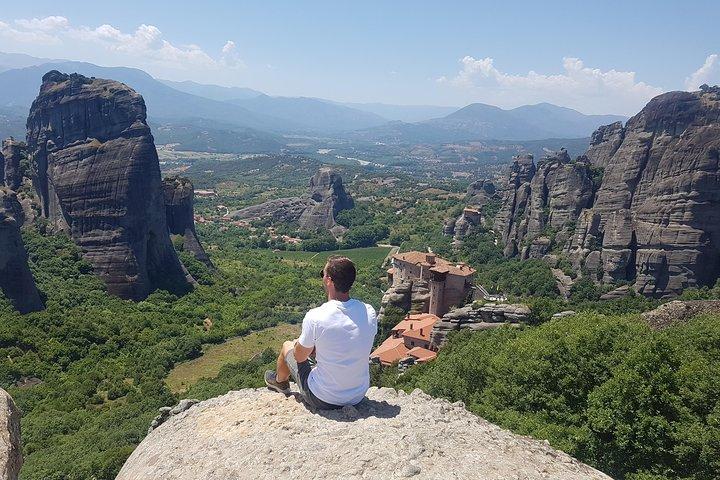 From Athens:Meteora Caves & Monasteries History Day Trip by Train