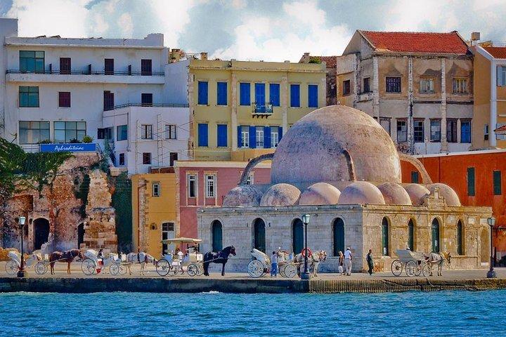 From Heraklion : Full-Day Bus Trip to Chania city , Kournas lake & Rethymno city