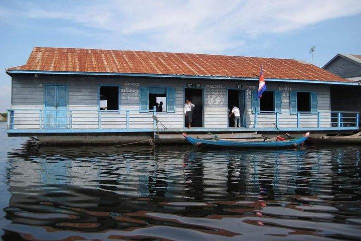 Kampong Khleang Floating Village and Tonle Sap Half Day Tour