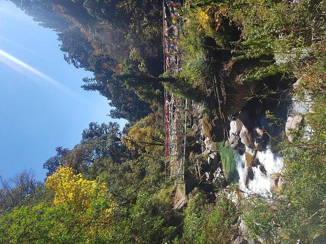 The floating statue of Dorji Phagmo In Paro